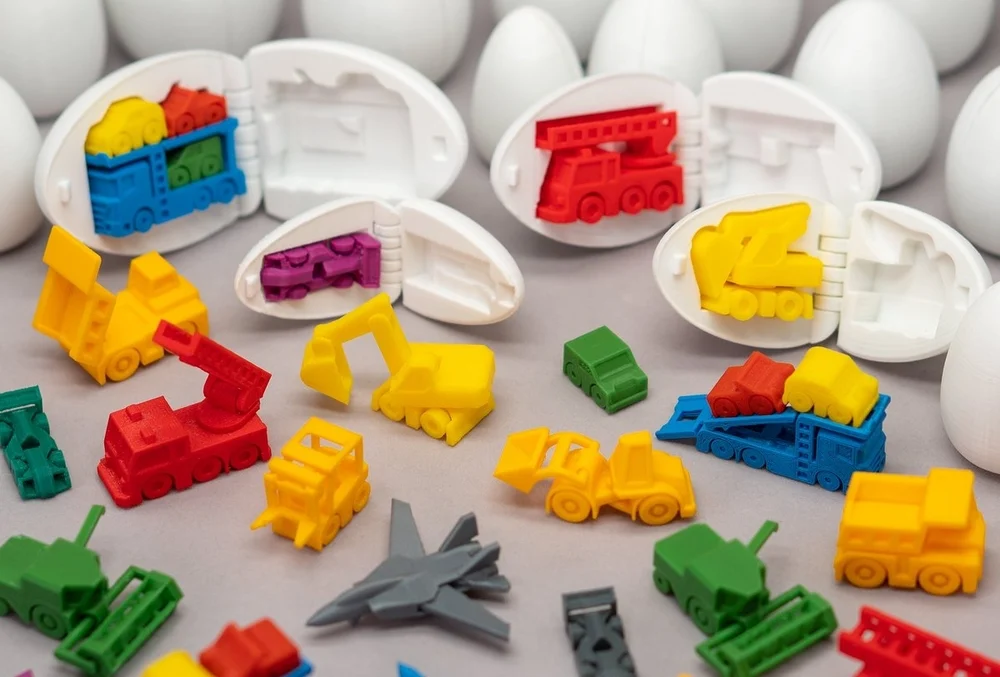 3d printing toys with different colors