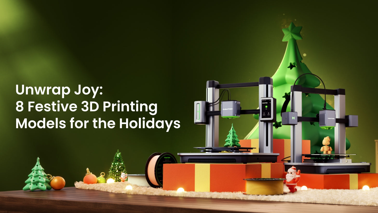 Unwrap Joy: 8 Festive 3D Printing Models for the Holidays