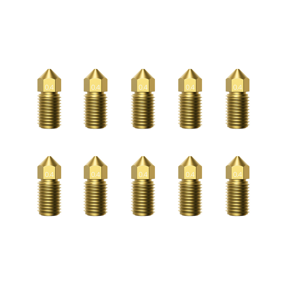 10-Pack Nozzle Kit (0.4mm, M5/M5C)